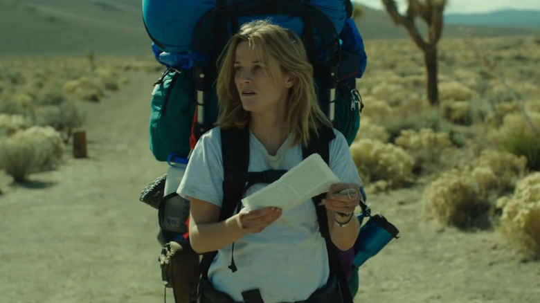Cheryl Strayed (Reese Witherspoon) traveling through Mojave Desert in Wild