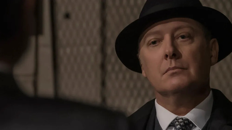 Red Reddington (James Spader) glares witheringly on The Blacklist