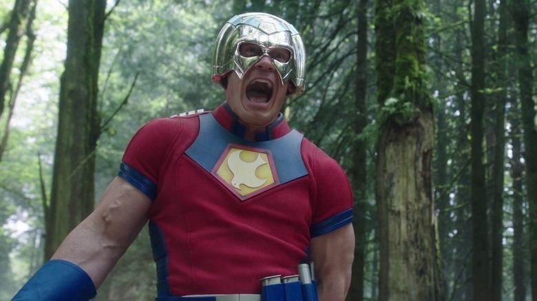 John Cena's Peacemaker screaming in Peacemaker