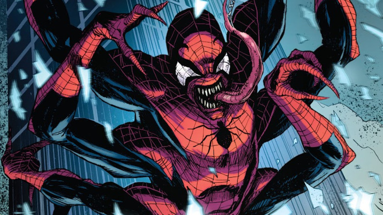 Doppelganger leaping from a building in Extreme Carnage: Scream #1