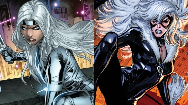 Silver Sable and Black Cat preparing for battle