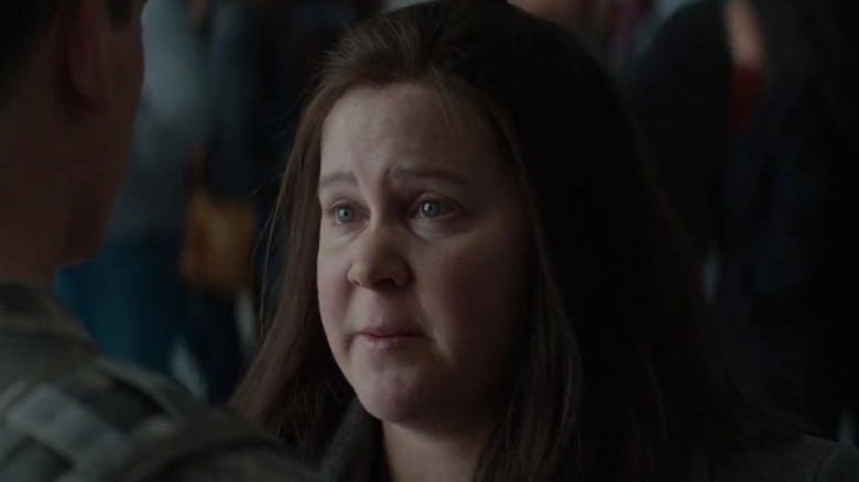 Amy Schumer as Amanda Doster cries in Thank You for Your Service