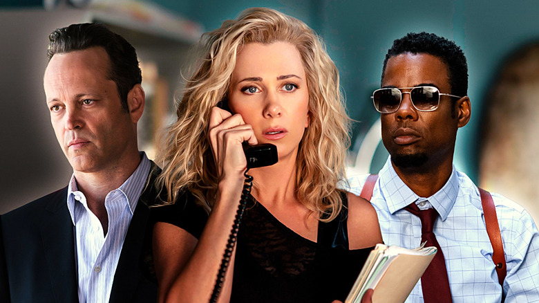 Vince Vaughn as Frank Semyon in True Detective, Kristen Wiig as Cheetah in Wonder Woman 1984, and Chris Rock as Detective Zeke Banks in Spiral: From the Book of Saw