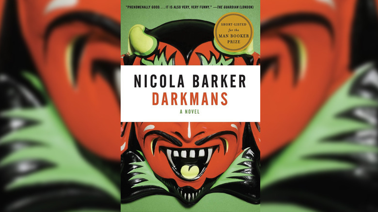 Darkmans lower face of laughing red goateed devil