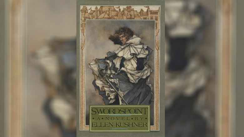 Swordspoint man and woman wearing decorative clothing