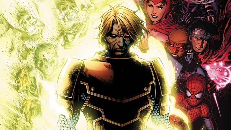 Jack of Hearts from the cover of Avengers: Children's Crusade #5 by Jim Cheung