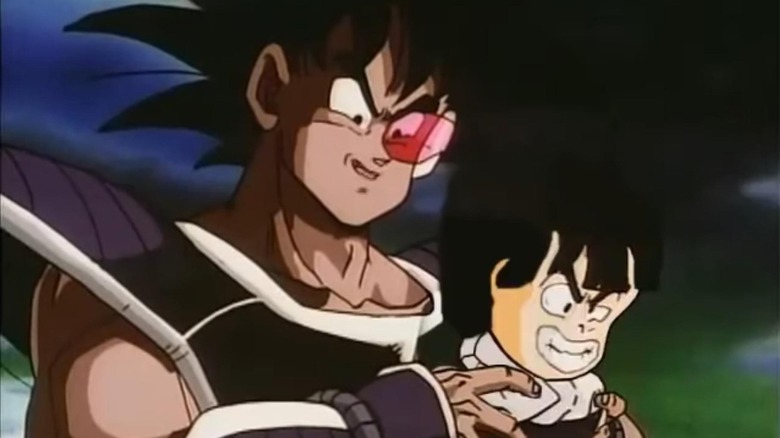 Turles holds a heavily edited version of Gohan in Dragon Ball Z: The Tree of Might