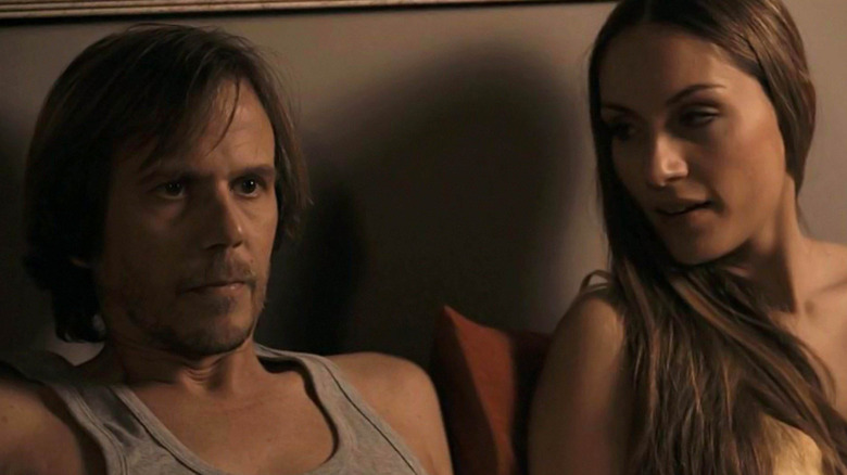 Srđan Todorović as Miloš and Jelena Gavrilović as Marija in A Serbian Film.