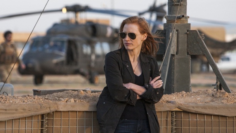 Jessica Chastain as Maya in Zero Dark Thirty.