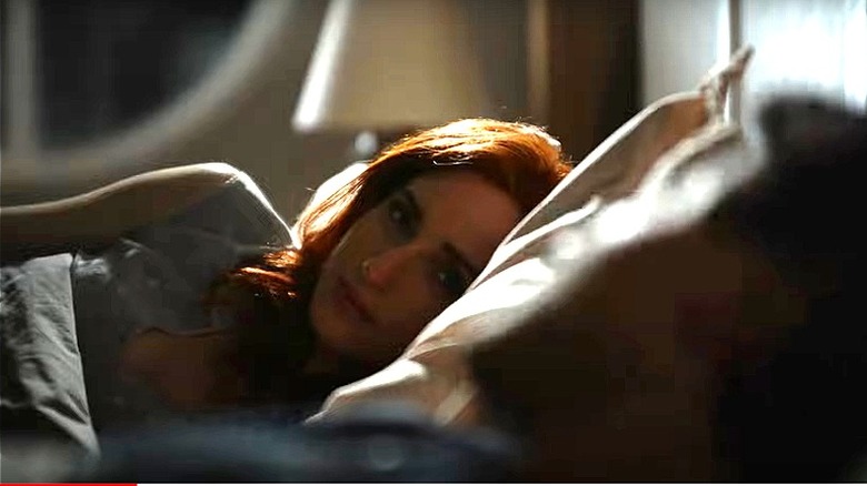 Beau's mom in bed