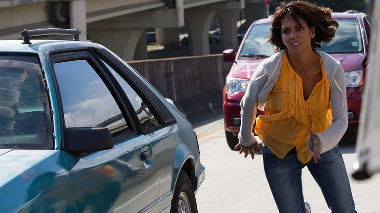 Halle Berry as Karla trying to find her son in Kidnap