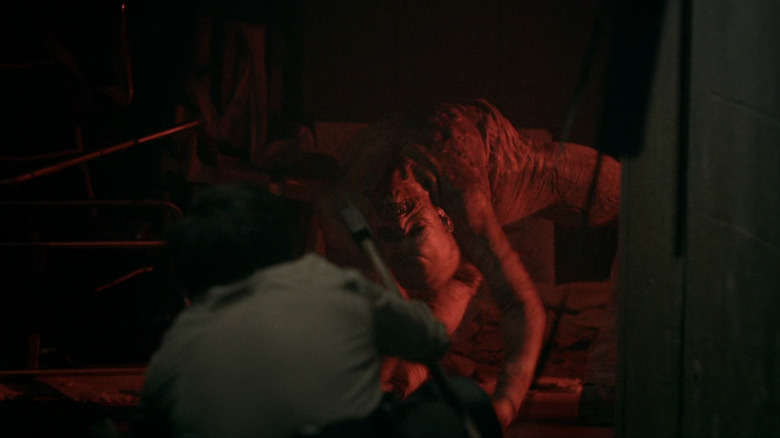 Creature coming around corner in The Void