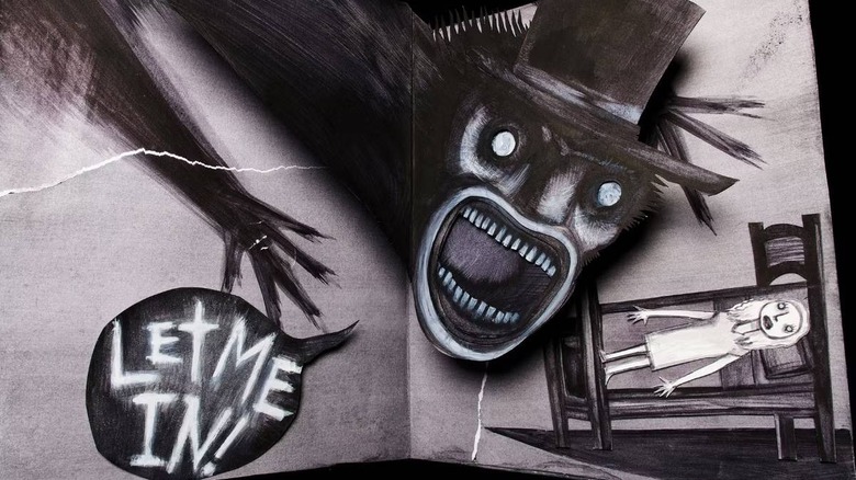 The Babadook in a story book in The Babadook