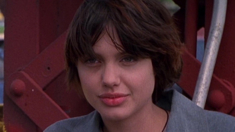 Angelina Jolie short dark hair