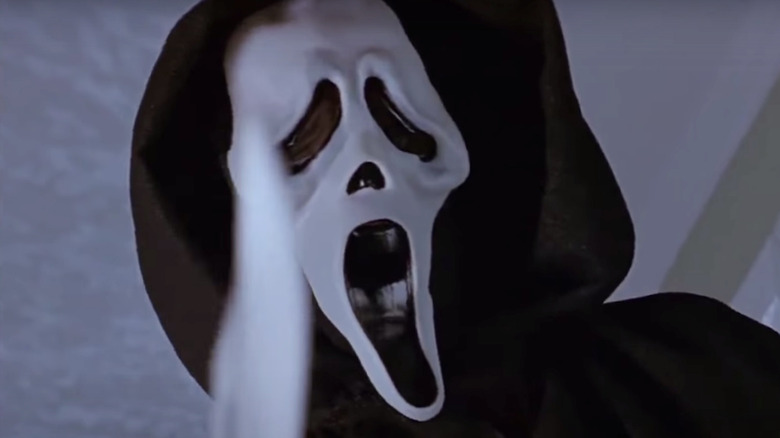 Ghostface wields knife