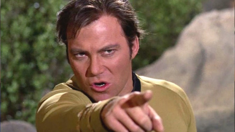 Captain Kirk pointing Star Trek
