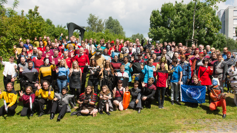 Star Trek cosplayers at convention