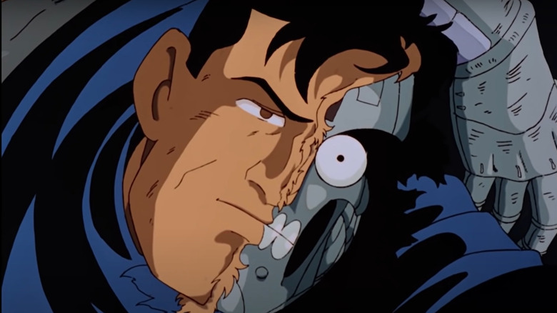 Batman duplicant with ripped face