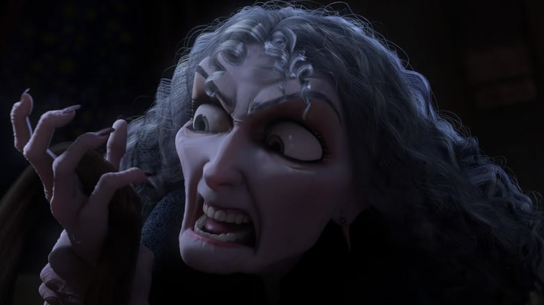 Mother Gothel in her horrifying final form from "Tangled" (2010) 