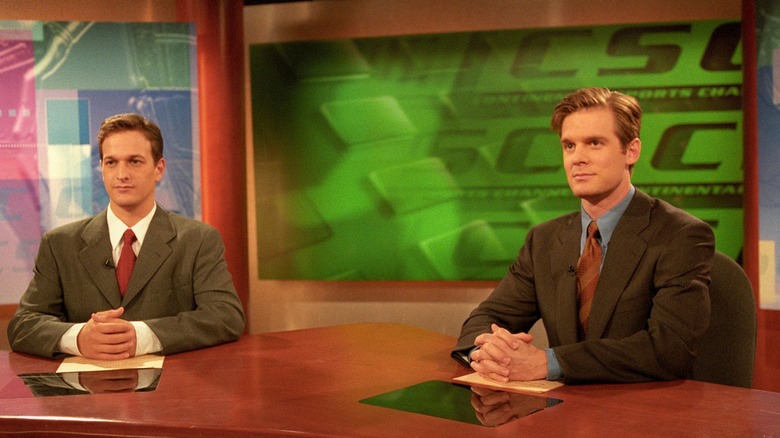 Josh Charles and Peter Krause in Sports Night