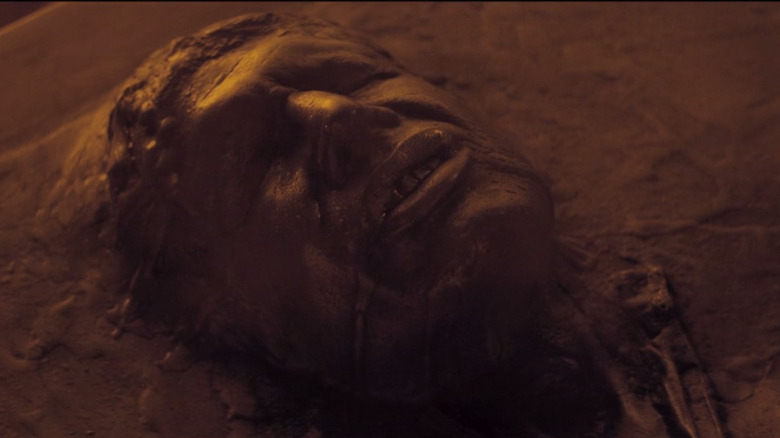Han Solo frozen in carbonite