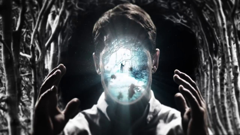 Man with transforming face Ur