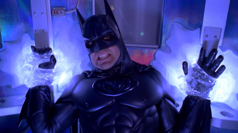 George Clooney's Batman frozen in Batman & Robin