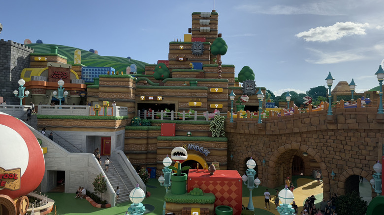 Super Nintendo World wide view at Epic Universe