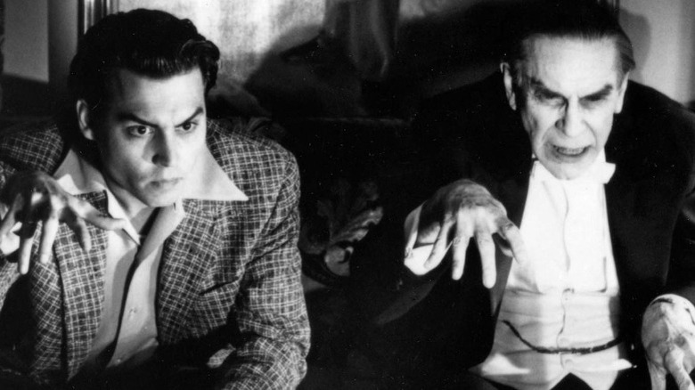 Johnny Depp Martin Landau Ed Wood