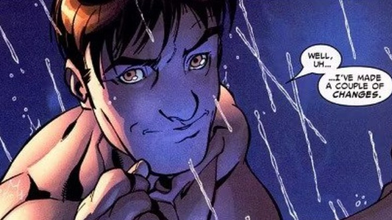 Peter Parker shirtless