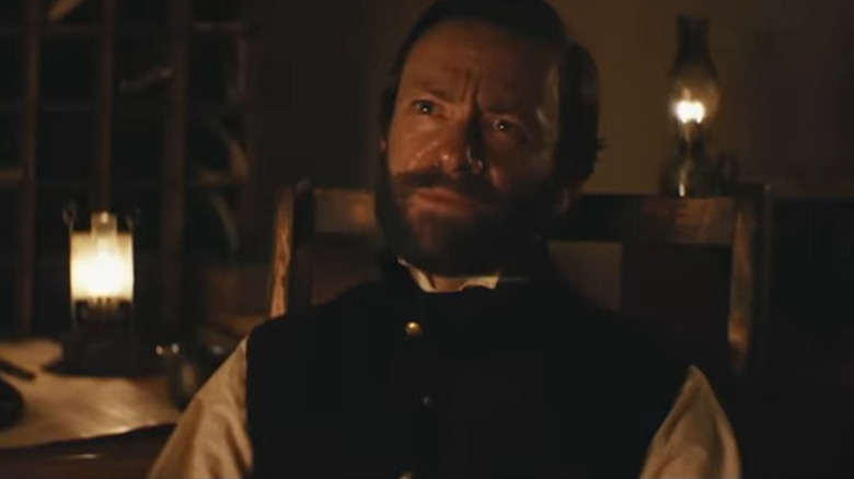 Ulysses S. Grant (Justin Salinger) frowning in Grant