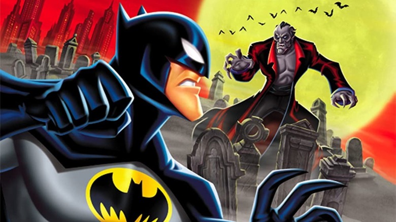 Batman fighting Dracula