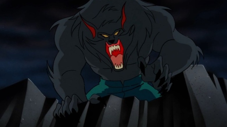werewolf on a cliff