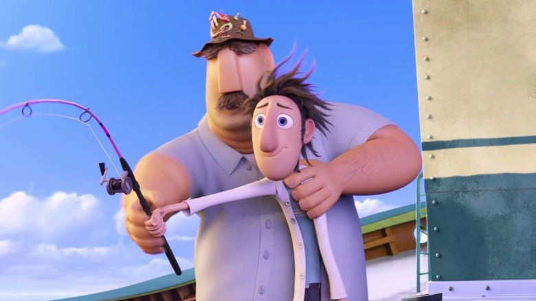 James Caan and Bill Hader in Cloudy with a Chance of Meatballs 2