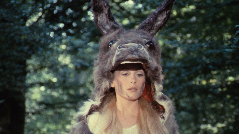 catherine deneuve donkey head