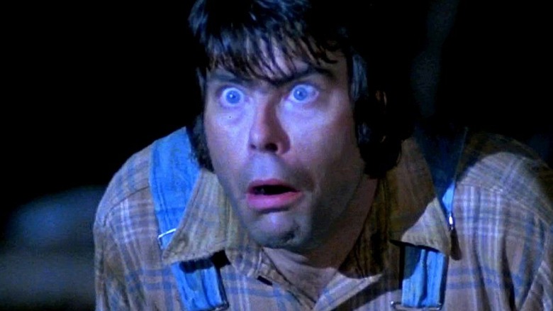 Stephen King stares wide eyed Creepshow