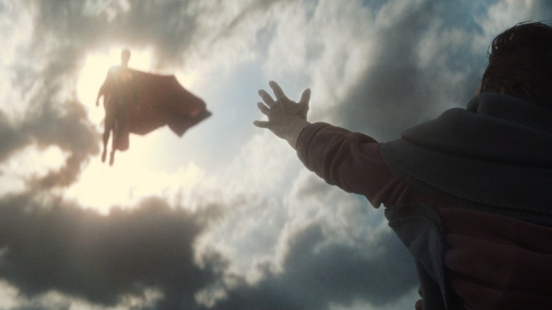 Batman v Superman flood rescue