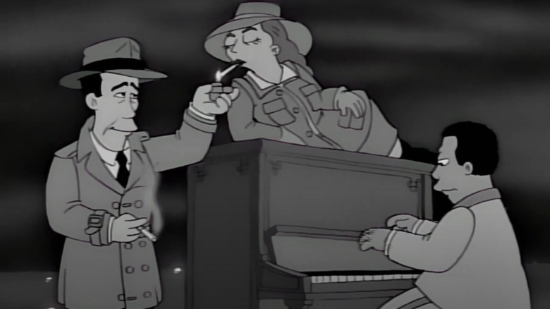 The Simpsons' alternate ending for Casablanca