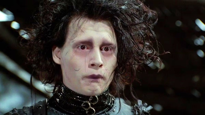 Edward shows off his scissorhands