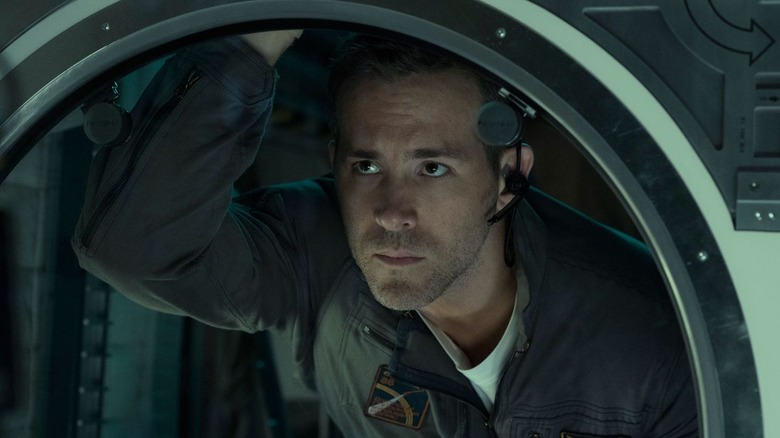Ryan Reynolds in space suit