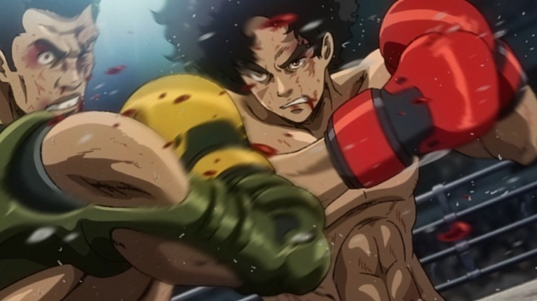 Junk Chain punches boxer Megalo Box