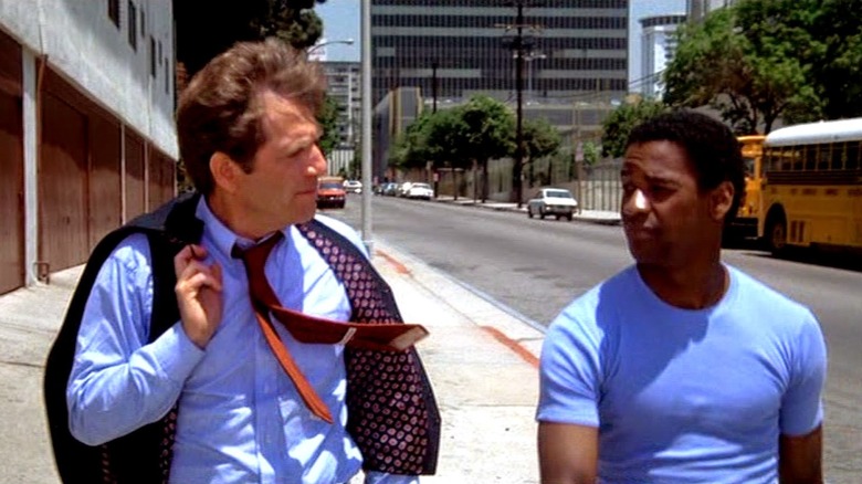 Denzel Washington and George Segal in Carbon Copy 