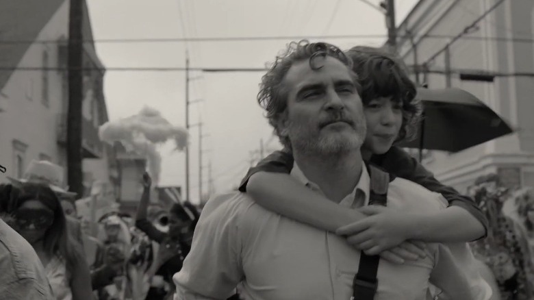 Joaquin Phoenix and Woody Norman