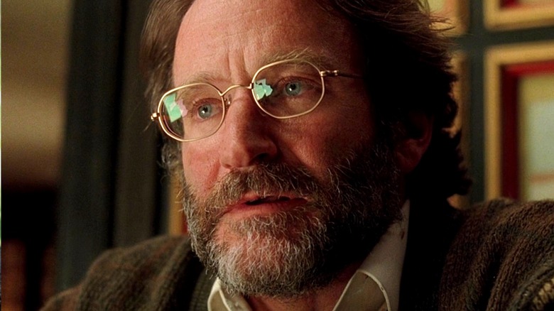 Robin Williams with beard in Good Will Hunting