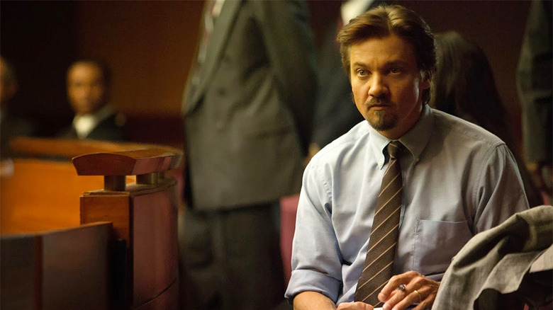 Jeremy Renner with mustache