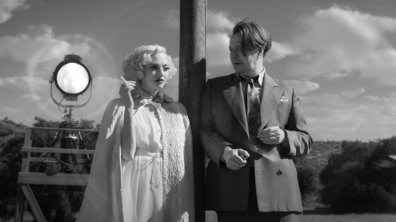 Gary Oldman talks to Amanda Seyfried