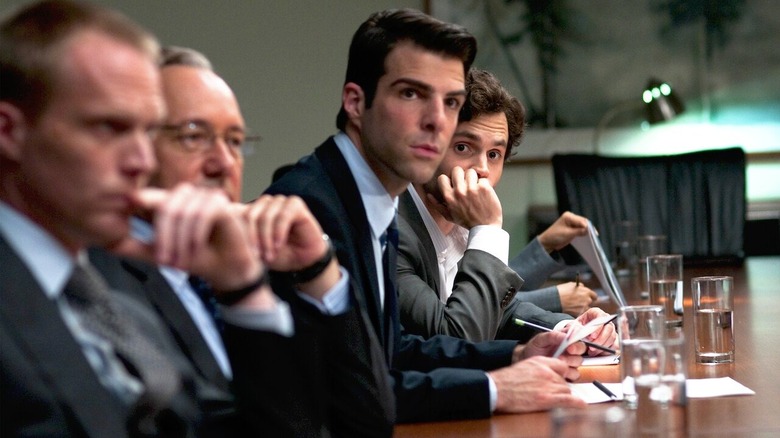 Zachary Quinto at meeting