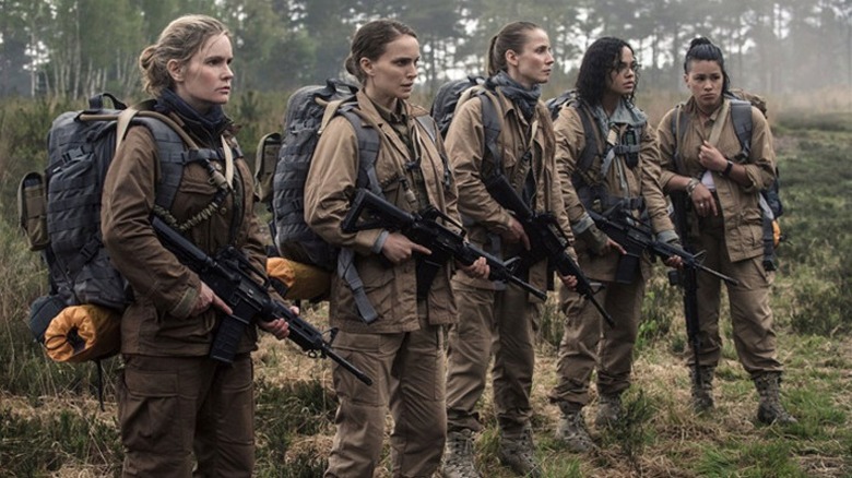 Lena and her crew ready themselves in the field