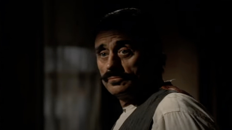 Ian McShane looking livid