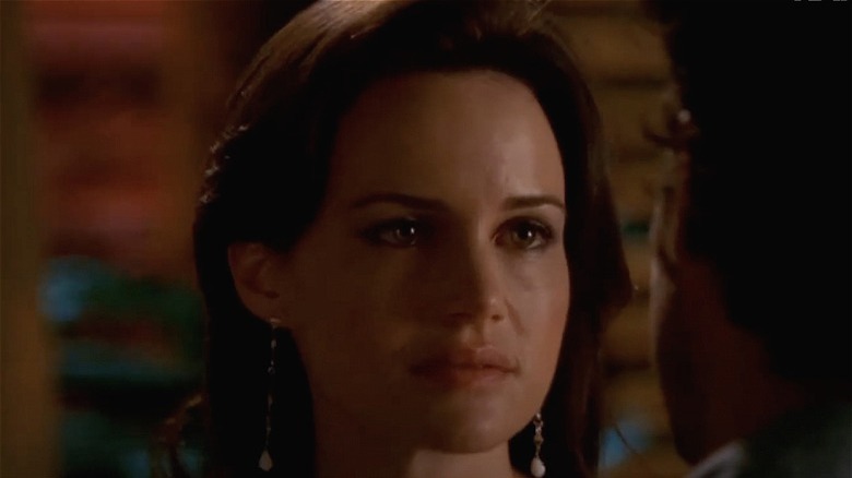Carla Gugino in closeup